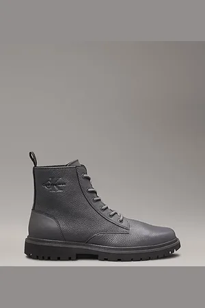 Calvin Klein Skórzane buty za kostkę