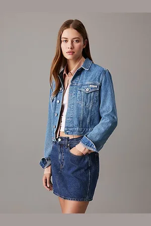 Calvin Klein Kurtka jeansowa o skróconym fasonie w stylu lat 90.