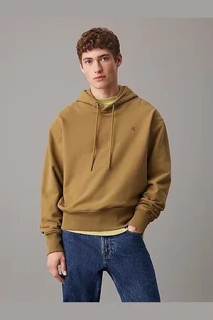 Calvin Klein Bluza z kapturem z bawełny frotte