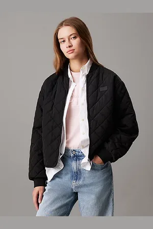 Calvin Klein Swobodna pikowana bomberka