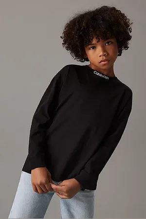 Calvin Klein Luźny T-shirt z długim rękawem