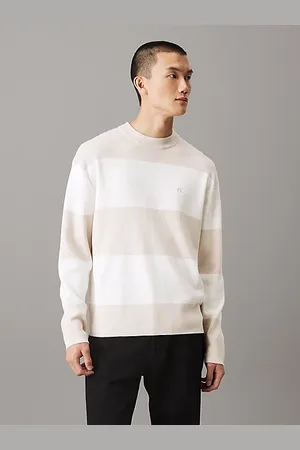 Calvin Klein Dzianinowy sweter z bawełny
