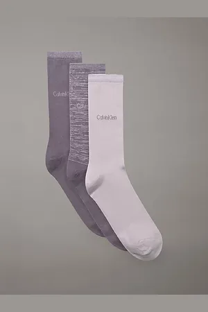 Calvin Klein Zestaw upominkowy 3 par metalicznych skarpet za kostkę