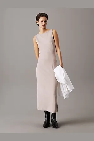 Calvin Klein Sukienka z wycięciem z dżerseju Milano