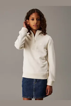 Calvin Klein Dziecięca luźna bluza zapinana na zamek