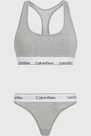 Calvin Klein Zestaw z braletką i stringami - Modern Cotton