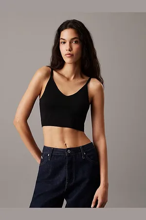 Calvin Klein Top bralette z dzianiny ze stretchem