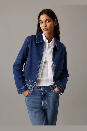 Calvin Klein Kurtka dżinsowa zapinana na zamek