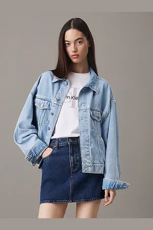 Calvin Klein Kurtka dżinsowa o pudełkowym kroju