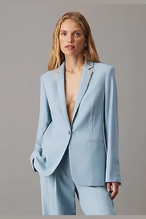 Calvin Klein Marynarka z mieszanki wełny ze stretchem