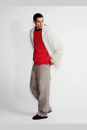 Calvin Klein Zapinana na zamek bluza z kapturem Lux z materiału frotte