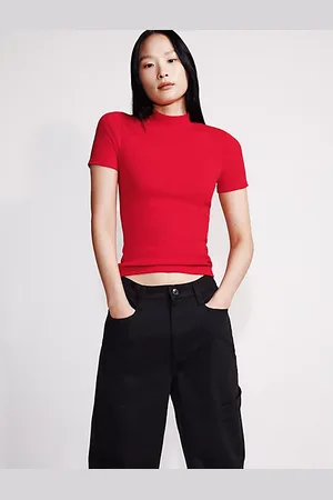 Calvin Klein Bojowki z szerokimi nogawkami