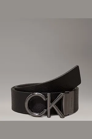 Calvin Klein Dwustronny skórzany pasek z logo