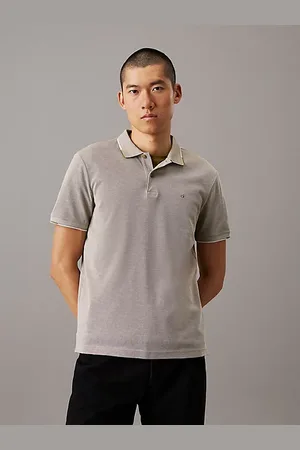 Calvin Klein Dwubarwne polo oksford