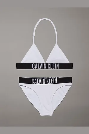 Calvin Klein Dziewczęcy strój kąpielowy bikini z trójkątnymi miseczkami - Intense Power