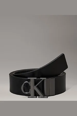 Calvin Klein Dwustronny skórzany pasek z logo