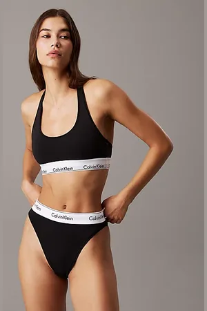 Calvin Klein Majtki tanga z wysokimi nogawkami - Icon Cotton Modal