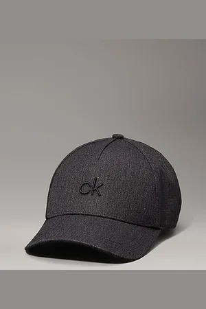 Calvin Klein Czapka z daszkiem z mieszanki lnu