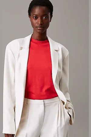 Calvin Klein Podróżna marynarka z twillu z paskiem