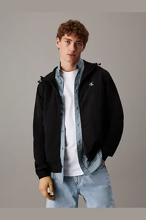 Calvin Klein Nylonowa wiatrówka z kapturem