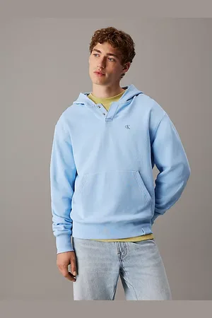 Calvin Klein Bluza z kapturem z bawełny frotte z monogramem