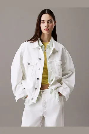 Calvin Klein Kurtka jeansowa o pudełkowym kroju