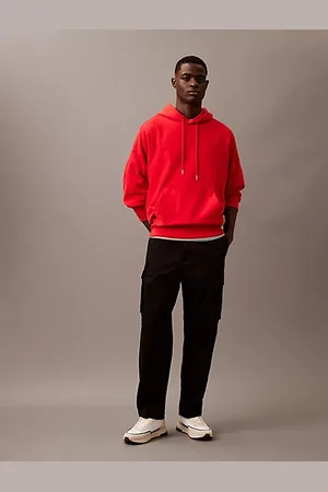 Calvin Klein Sweter z bawełny strukturalnej z okrągłym dekoltem