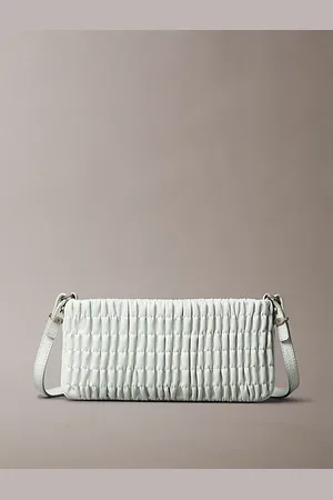 Calvin Klein Marszczona torba przez ramię