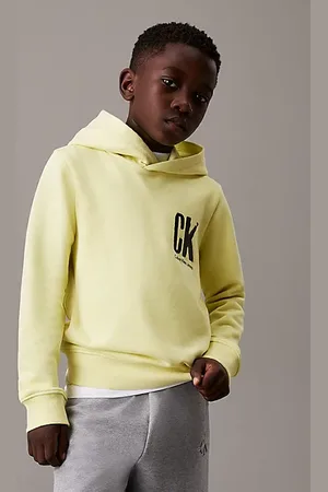 Calvin Klein Luźna bluza z kapturem z logo