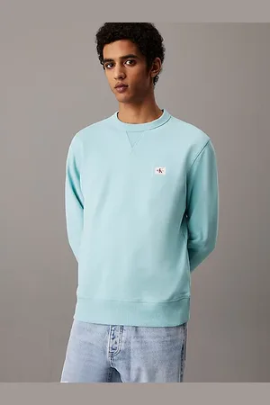 Calvin Klein Bluza z bawełny frotte z naszywką