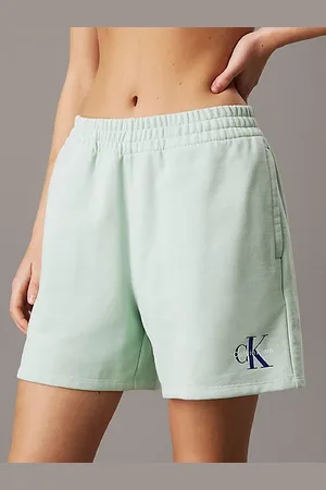 Calvin Klein Szorty frotte z logo monogramem