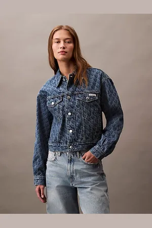 Calvin Klein Kurtka jeansowa z logo w stylu lat 90.