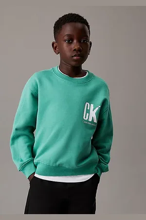 Calvin Klein Swobodna bluza z grafiką na plecach