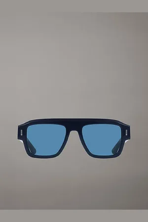 Calvin Klein Zmodyfikowane prostokątne okulary przeciwsłoneczne CK25509S