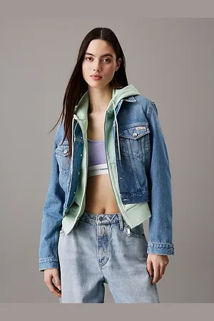 Calvin Klein Kurtka jeansowa o skróconym fasonie w stylu lat 90.