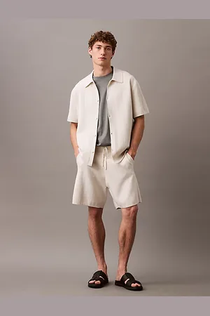 Calvin Klein Szorty do biegania z siateczki żakardowej