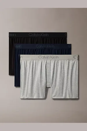 Calvin Klein Zestaw 3 sztuk wąskich tkaninowych bokserek - Ultra Soft Modal