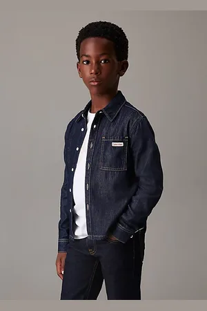 Calvin Klein Denimowa spódnica z lyocellu