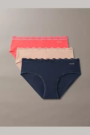Calvin Klein Zestaw 3 par majtek hipster - Micro Stretch with Lace