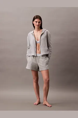 Calvin Klein Bluza z kapturem po domu - Icon Cotton Terry