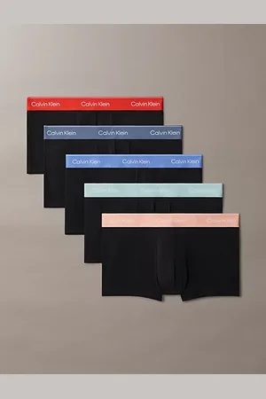 Calvin Klein 5 par bokserek z niskim stanem - Icon Cotton Stretch