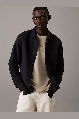 Calvin Klein Koszula z lnu i bawełny