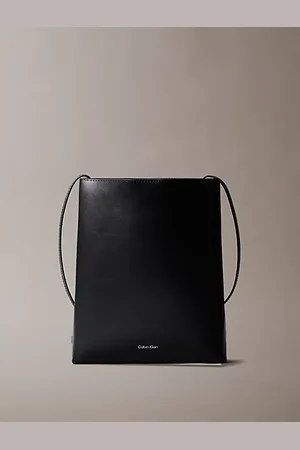 Calvin Klein Skórzana torba tote przez ramię