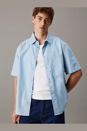 Calvin Klein Koszula oxford z krótkim rękawem