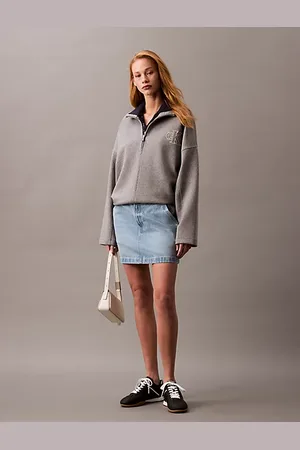 Calvin Klein Kurtka Spacer z logo monogramem i zamkiem błyskawicznym 1/4