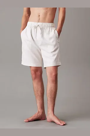 Calvin Klein Szorty od piżamy z mieszanki lnu