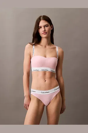 Calvin Klein Biustonosz typu bralette bandeau - Icon Cotton Modal
