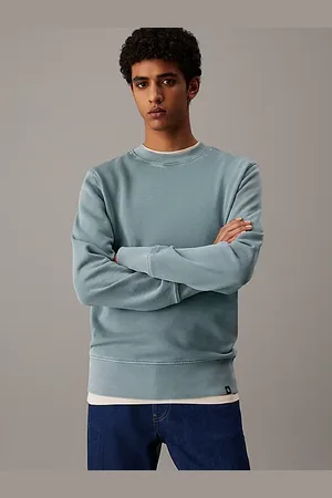 Calvin Klein Bluza ze spranej bawełny frotte