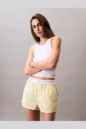 Calvin Klein Szorty od piżamy z popeliny bawełnianej