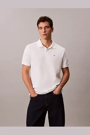 Calvin Klein Koszulka polo z piki bawełnianej
